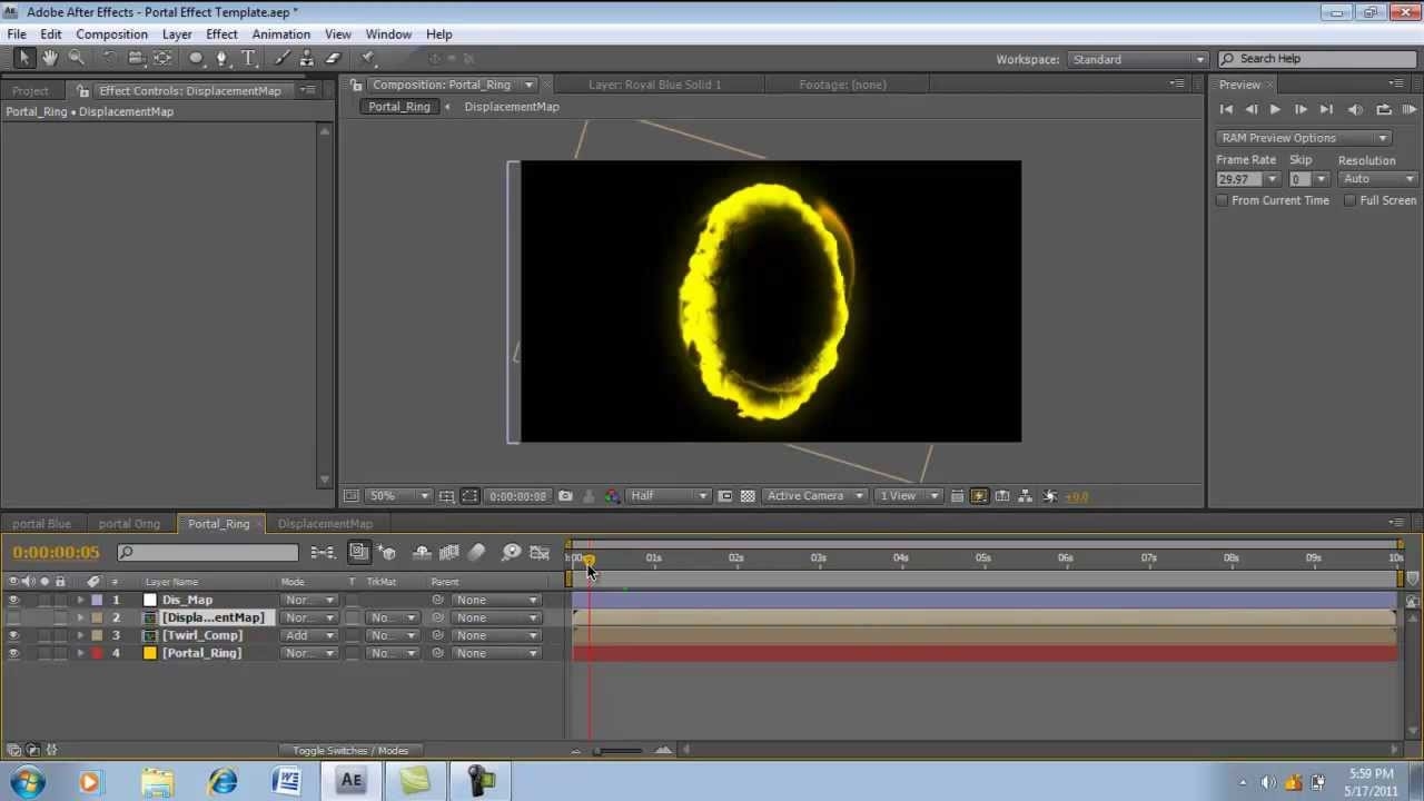 After Effects Tutorial The Portal Effect YouTube