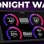 AIDA64 Sensor Panel MIDNIGHT WAVE Layout ORISHA TECH YouTube