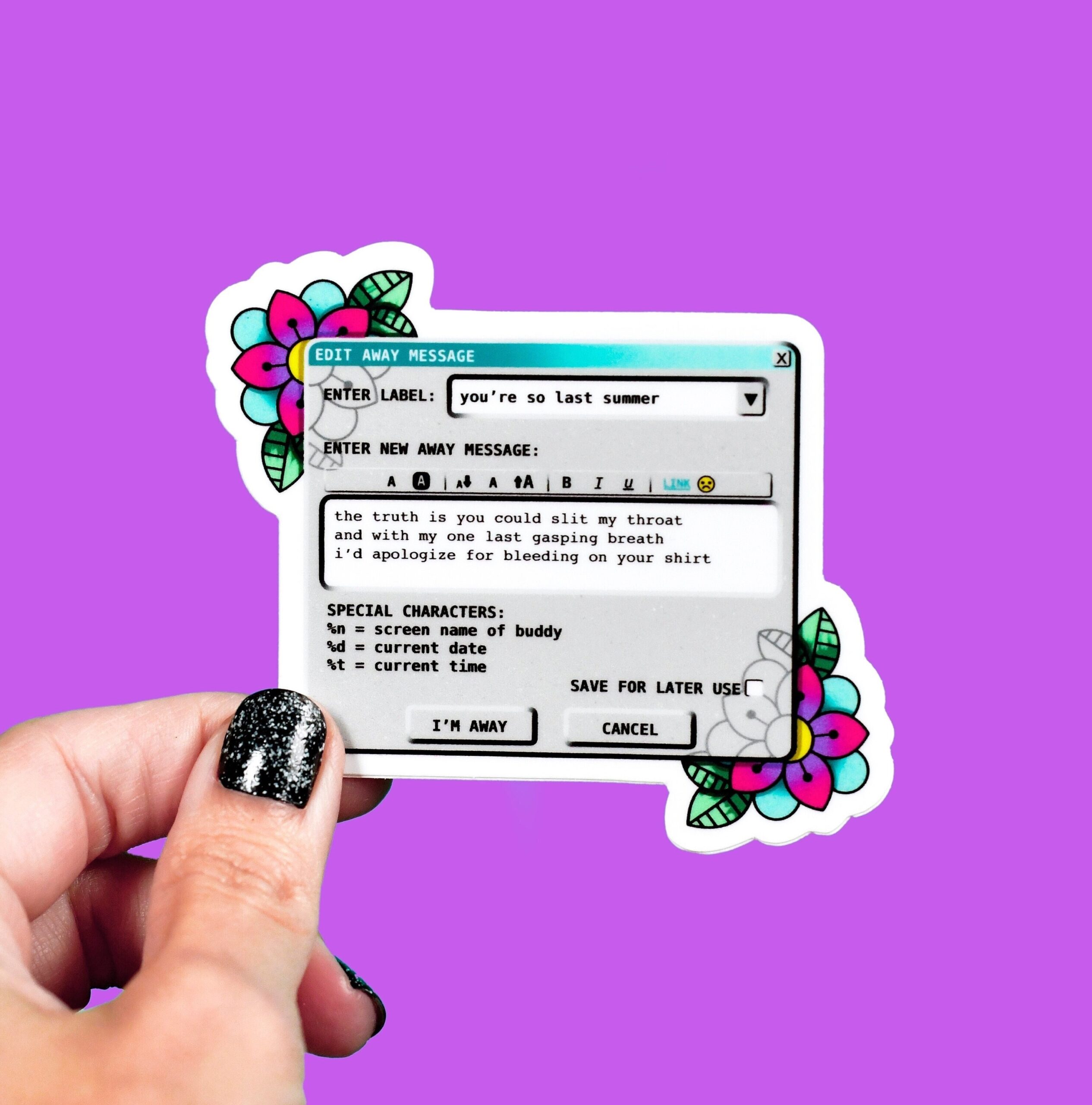 Aim Away Message Etsy
