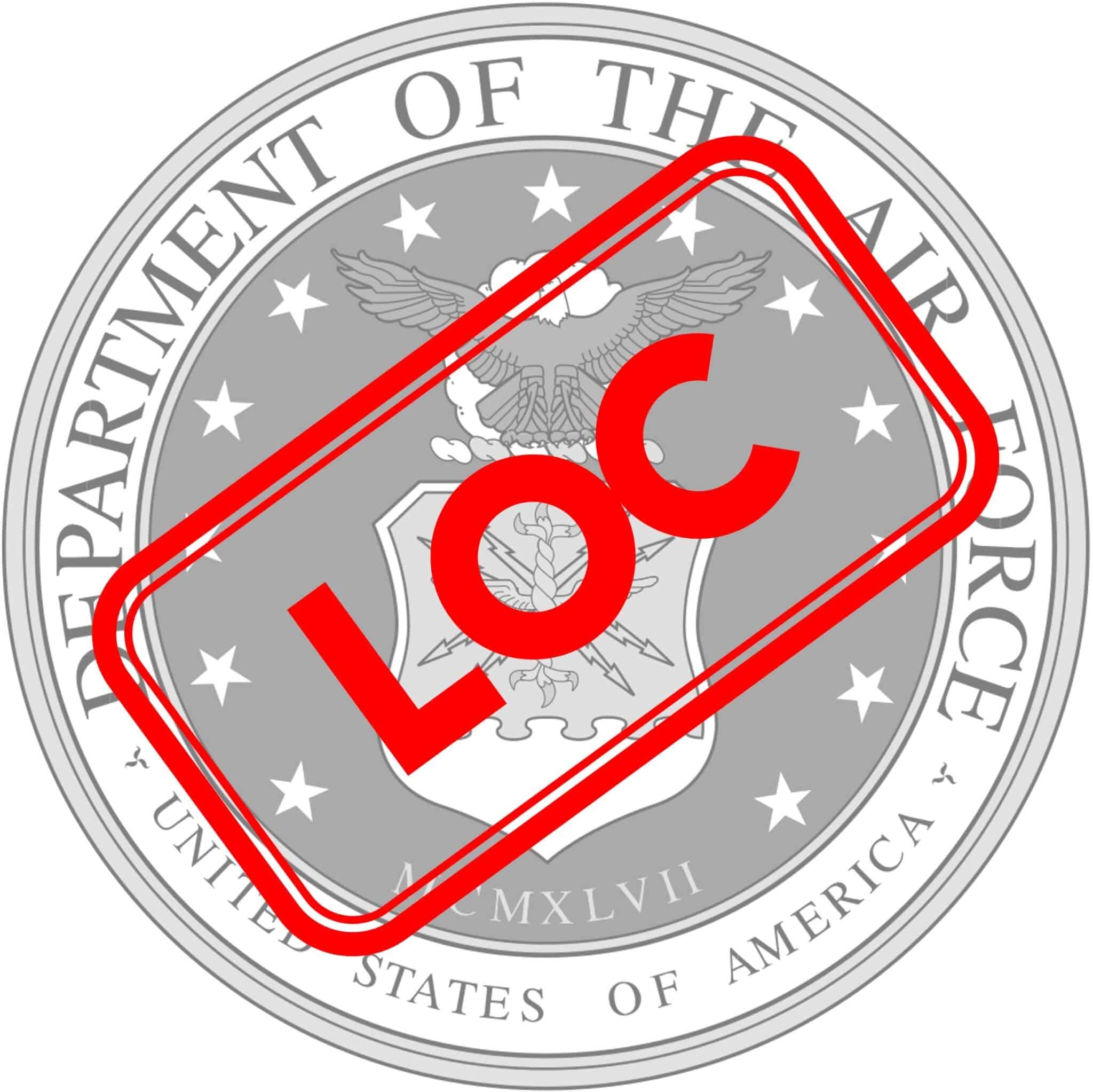 air force loc template
