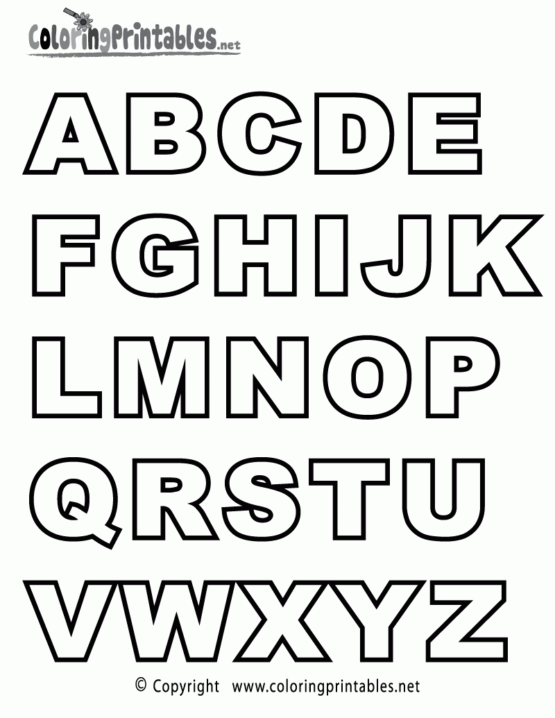 Alphabet Capital Letters Coloring Page A Free English Coloring Printable Alphabet Capital Letters Coloring Page A Free English Coloring Printable