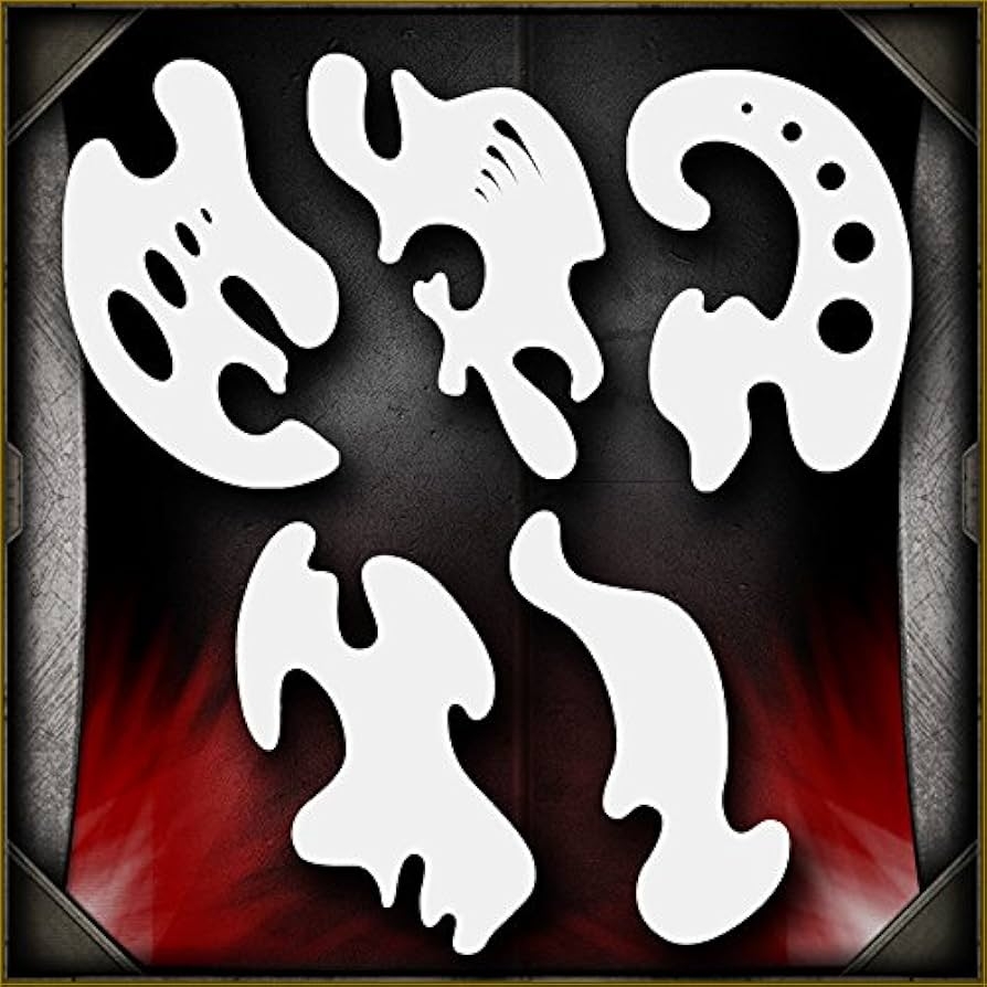 Amazon Handy Set AirSick Airbrush Stencil Template