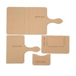 Amazon Wallet Acrylic Template DIY Leather Templates Leather Quilting Stencil Set Passport Bag Pattern Making Stencil Laser Cutting DIY Leather Craft Tool Arts Crafts Sewing
