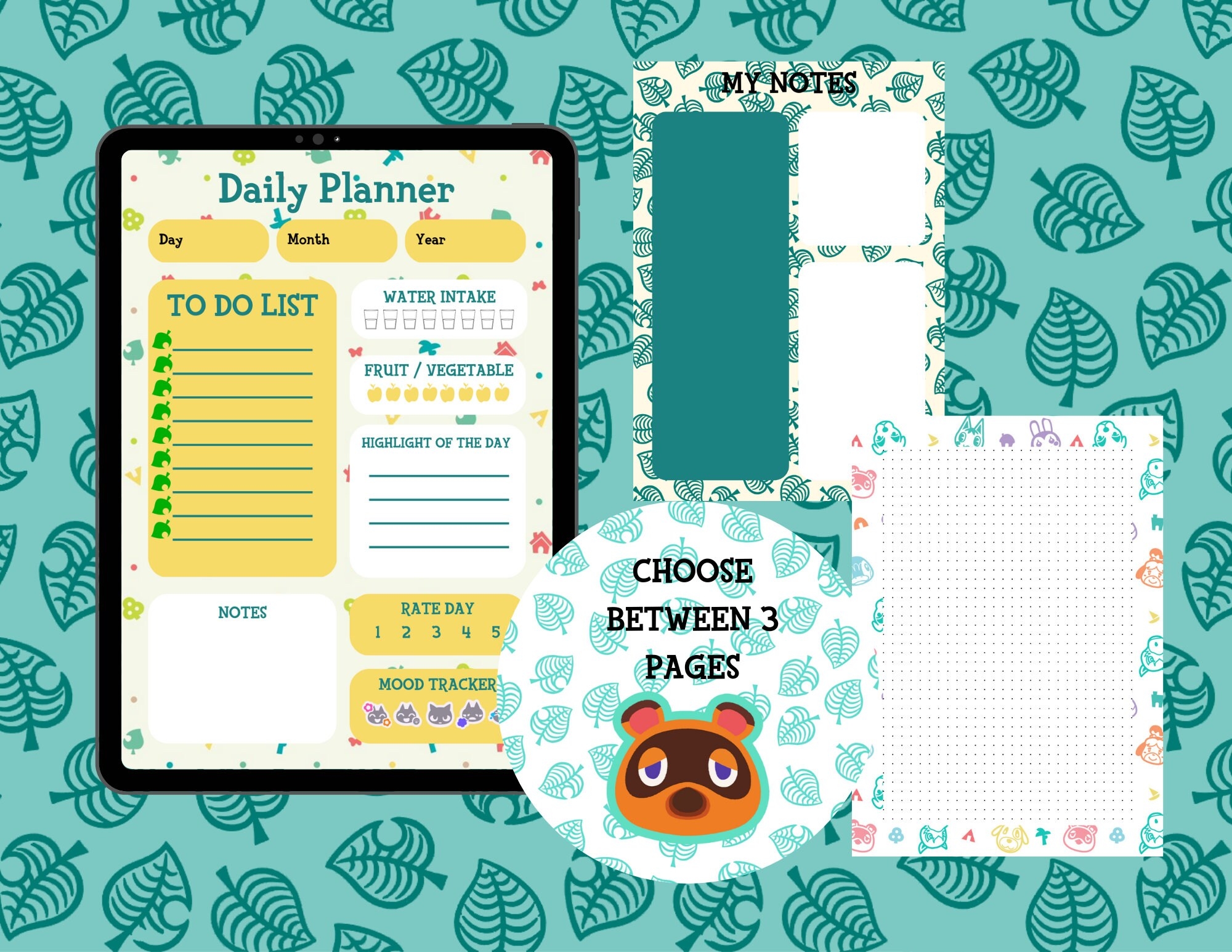 acnh island planner template