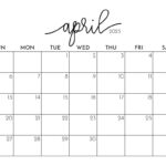 April 2025 Calendars 107 FREE Printables Printabulls