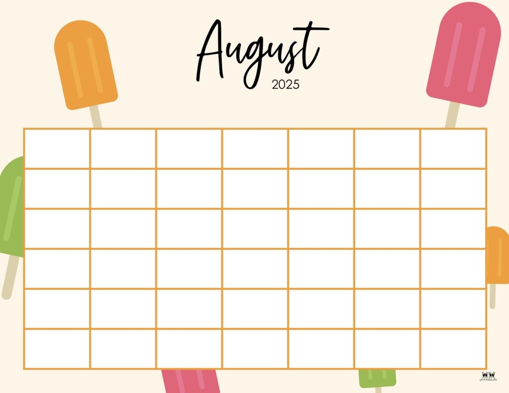 August 2025 Calendars 107 FREE Printables Printabulls August 2025 Calendars 107 FREE Printables Printabulls