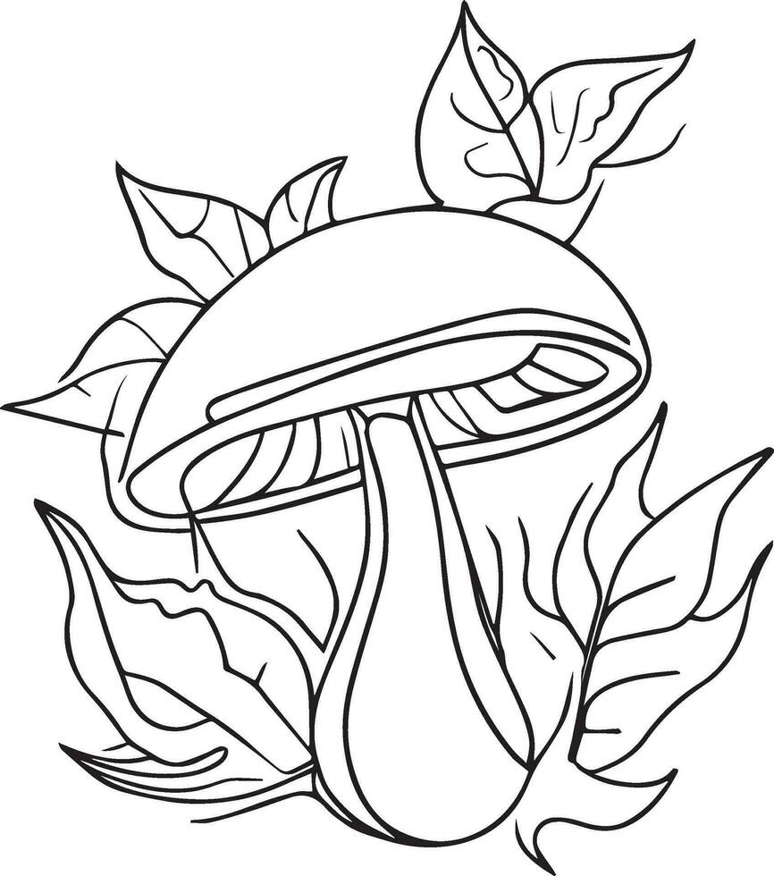 Autumn Coloring Pages For Children Easy Printable Coloring Sheet For Kids 29253905 Vector Art At Vecteezy