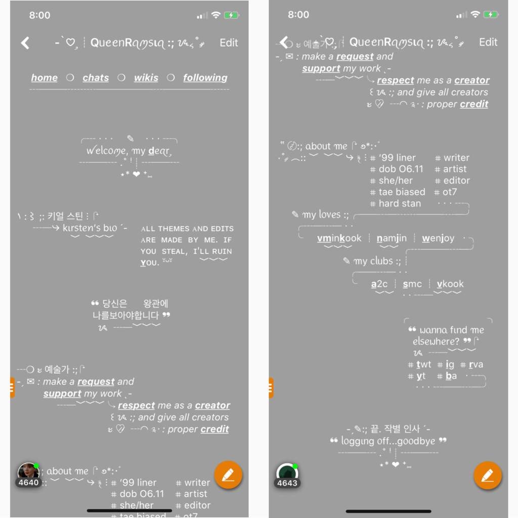 Bio Templates Wiki ARMY s Amino