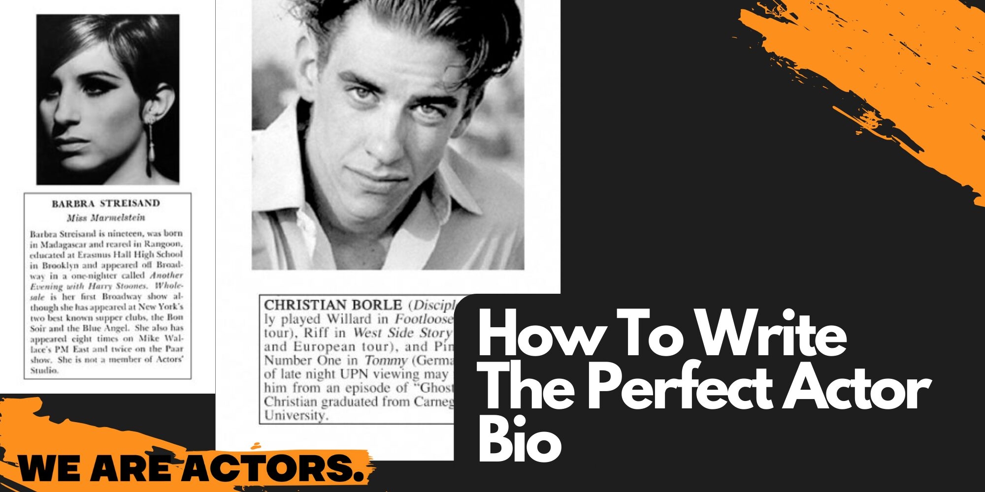 Bios For Actors 2024 How Write The Perfect Acting Bio We Are Actors
