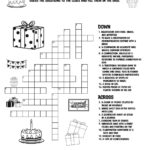 Birthday themed Crossword Puzzles Beeloo Printable Crafts And Activities For Kids