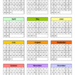 Blank Calendars Free Printable PDF Templates