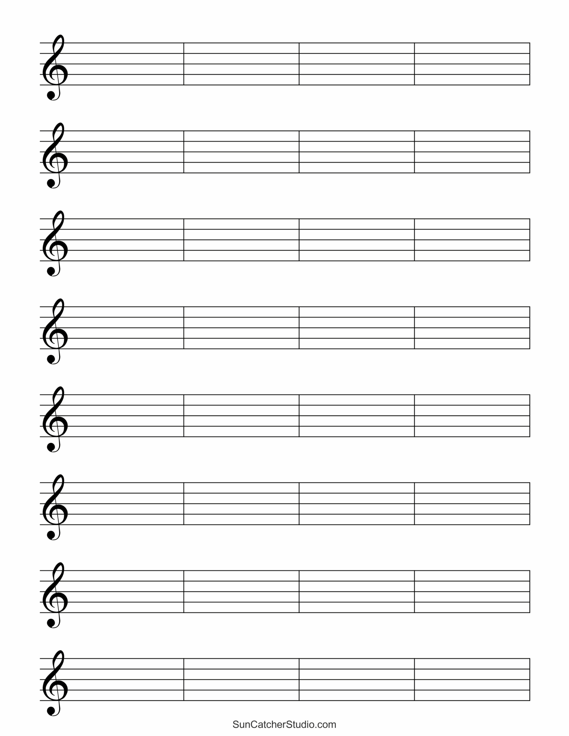 printable staff paper free