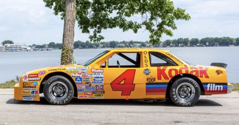 Bright Yellow 1988 Kodak Branded NASCAR Racer Goes To Auction PetaPixel