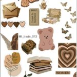 Brown Aesthetic Stickers