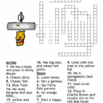 Cartoon Characters Crossword WordMint