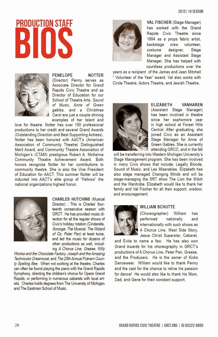 Cast Bios