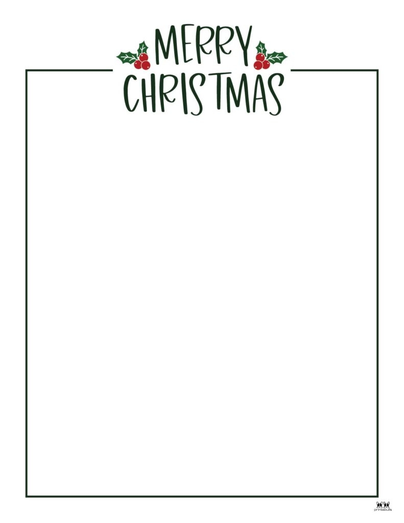 free printable borders christmas