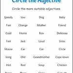 Circle The Adjectives Grammar Worksheets 2nd And 3rd Grade Made By Teachers