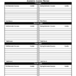 College Course Planning Template Fresh 11 Best Of Academic Worksheets Library