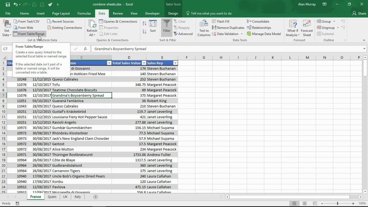 Combine Multiple Worksheets Into One With Append Query Excel YouTube Combine Multiple Worksheets Into One With Append Query Excel YouTube