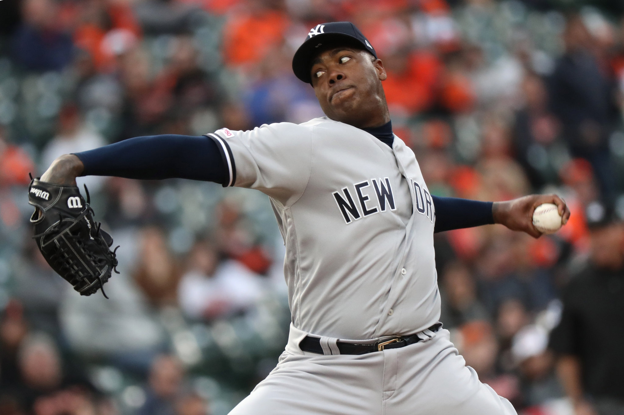 Concerned About Aroldis Chapman s Slowing Fastball He Isn t The New York Times