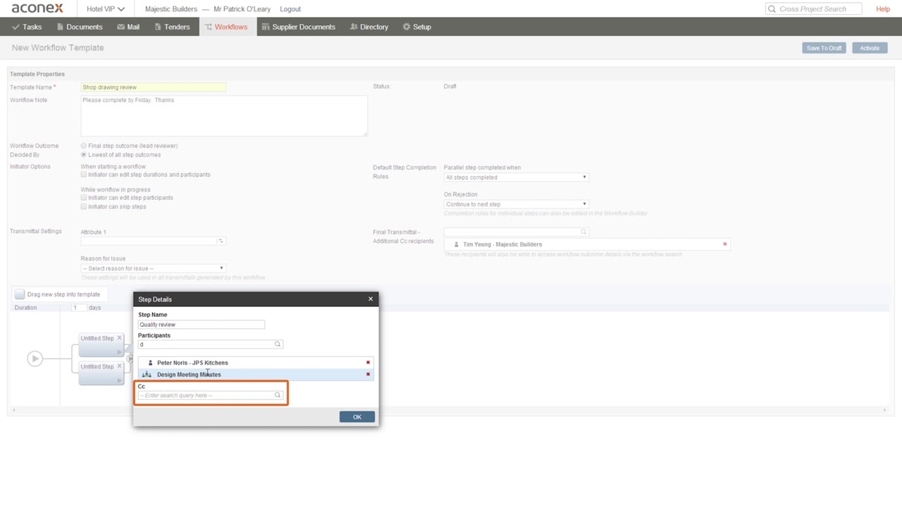 Create A New Workflow Template YouTube