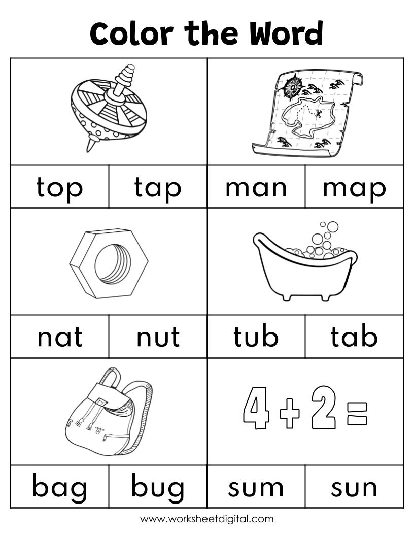 CVC Words Say And Write The CVC Words Phonics Worksheets Kindergarten Made By Teachers CVC Words Say And Write The CVC Words Phonics Worksheets Kindergarten Made By Teachers