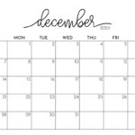 December 2025 Calendars 107 FREE Printables Printabulls