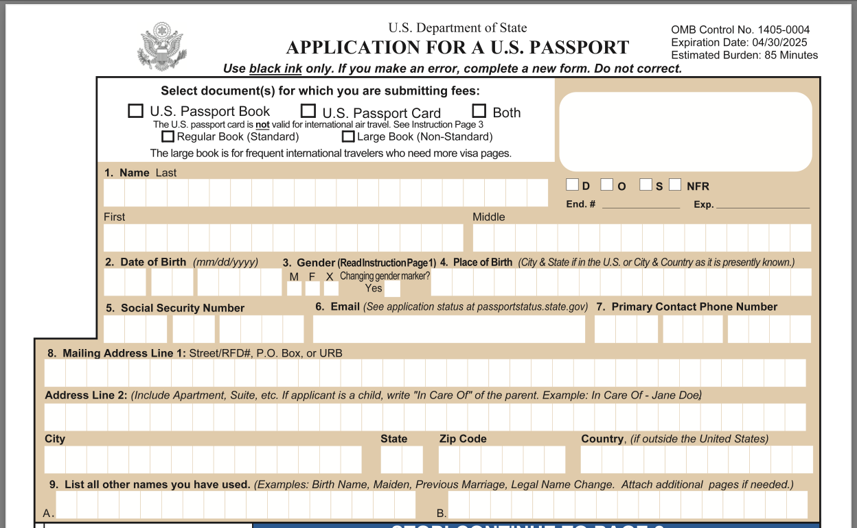 Definitive U S Passport Application Guide For First Timers 2024 Worksheets Library