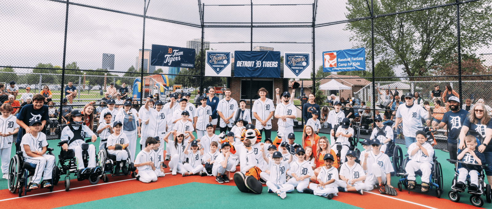 Detroit Tigers Foundation Partners With Fantasy Camp For Kids And Easterseals Miracle League To Provide Accessible Baseball