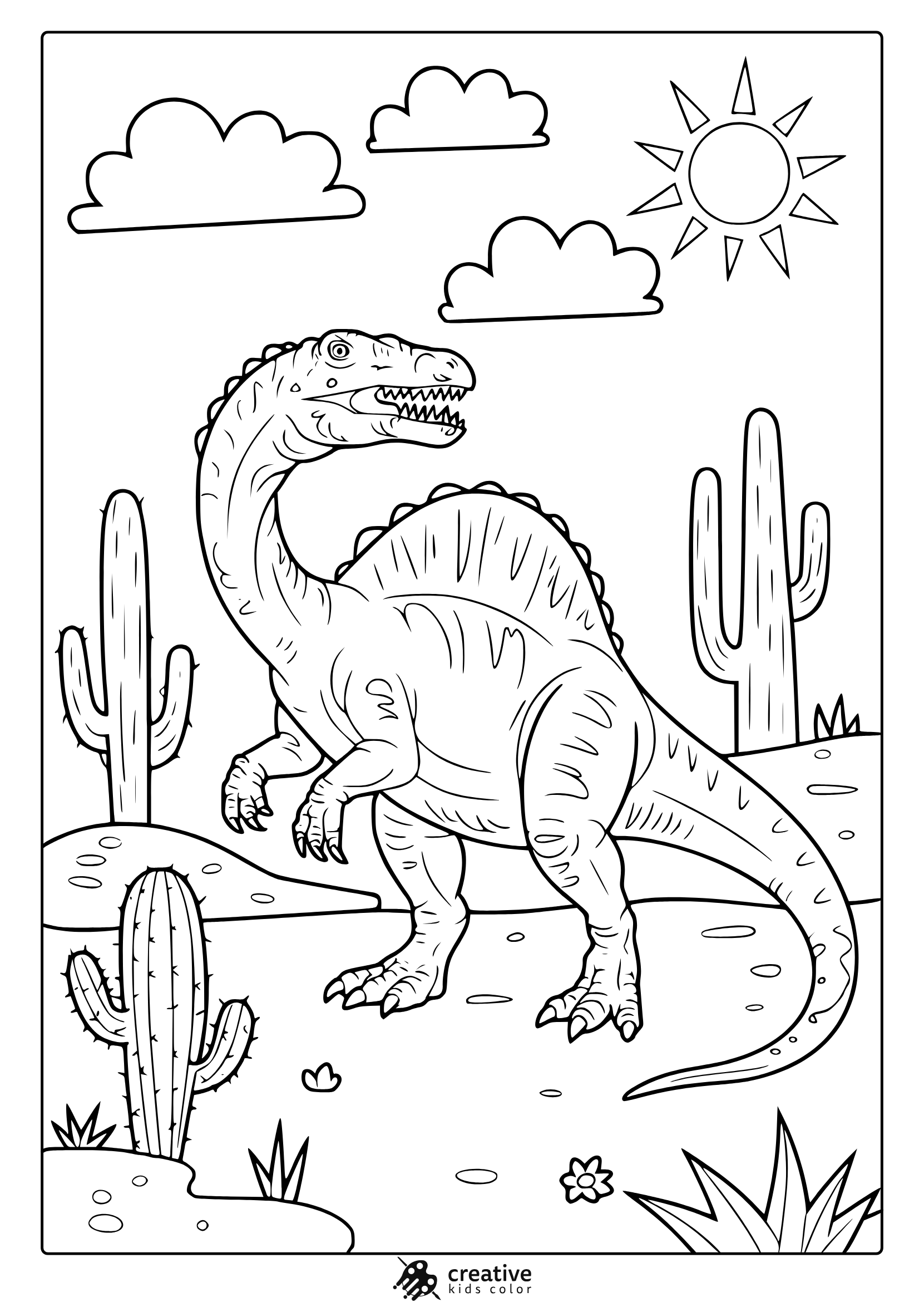 printable dinosaur coloring pages