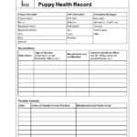 Dog Vaccination Record Printable PDF Form Fill Download PDF For Free