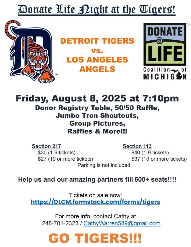 detroit tigers 50 50 raffle results
