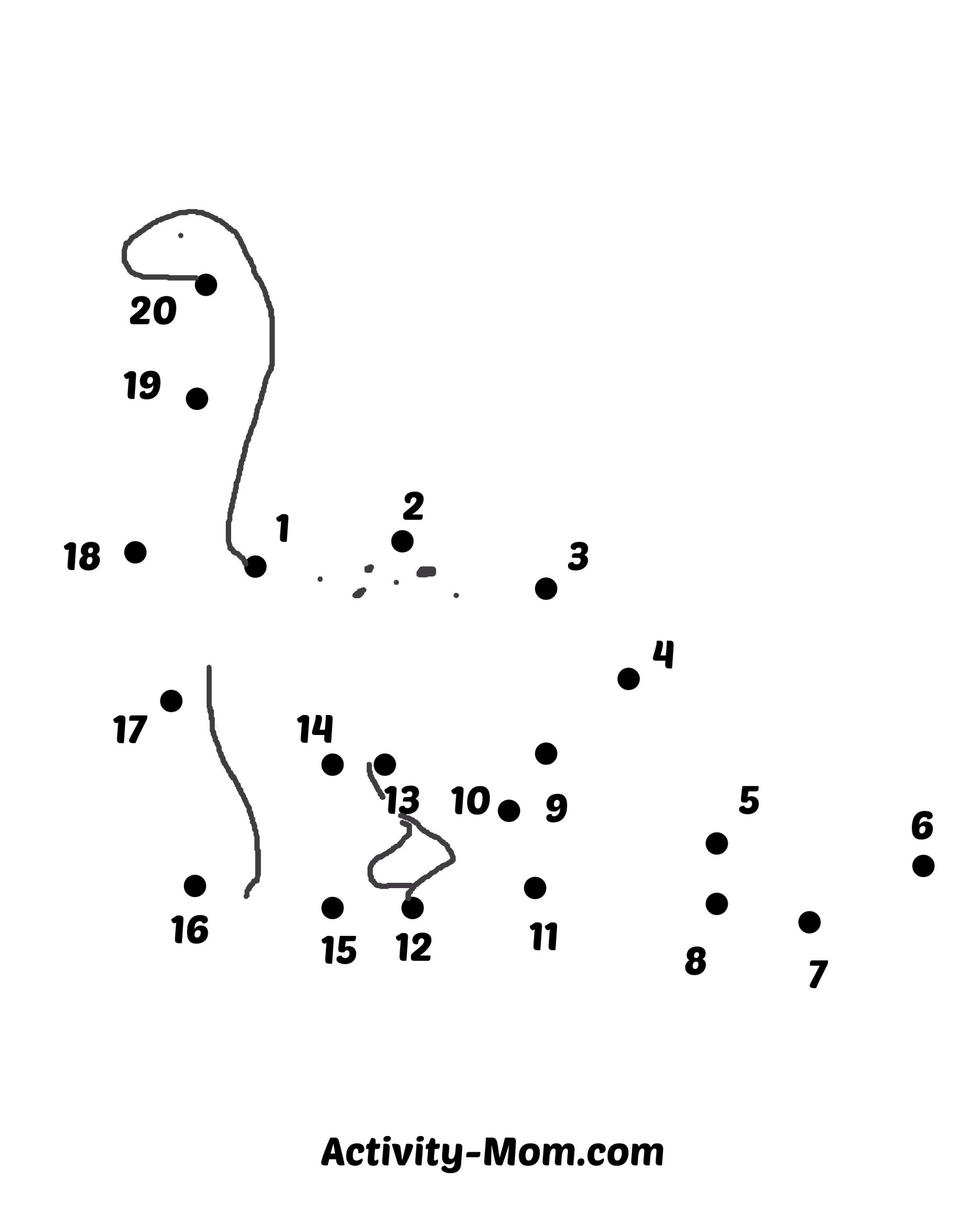 free dot to dot printables
