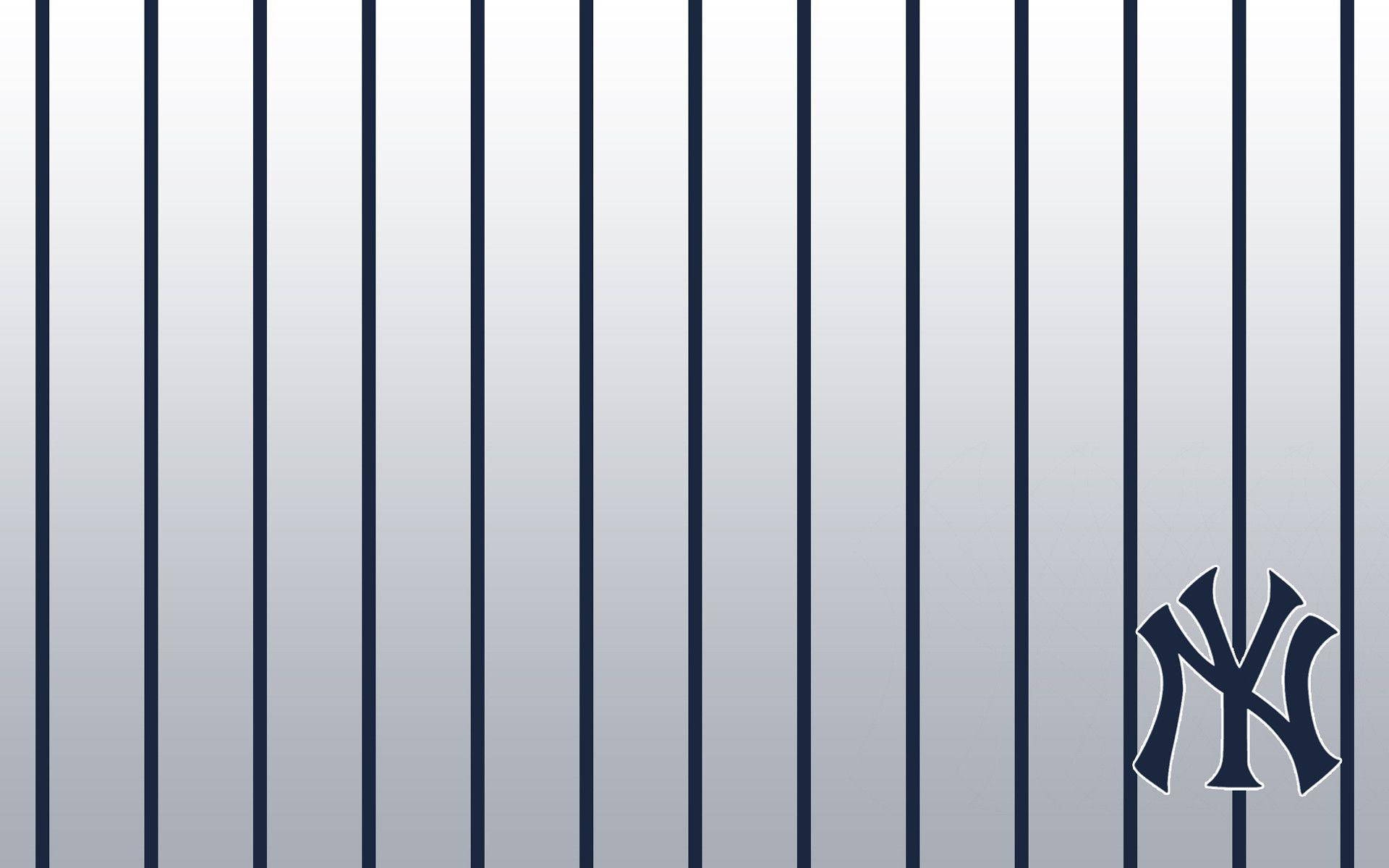 Download Yankees Pinstripes Background NY Logo Wallpaper Wallpapers