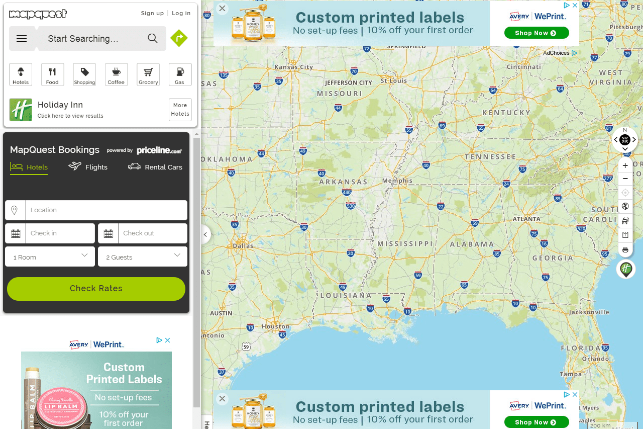 Driving Directions Mapquest Free Printable Worksheets Library