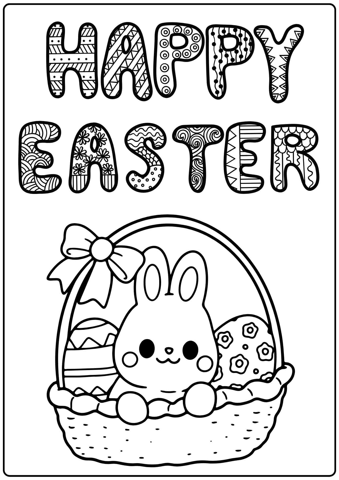 free printable coloring pages for easter