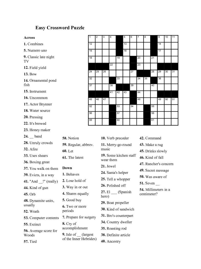 printable puzzles for seniors