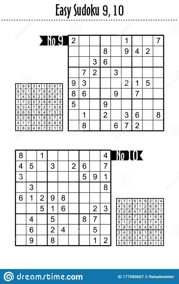 sudoku puzzle printable with answers