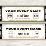 Editable Event Ticket Template Printable Ticket Gift Ticket Concert Ticket Template Surprise Ticket Invitation Ticket Instant Download Etsy