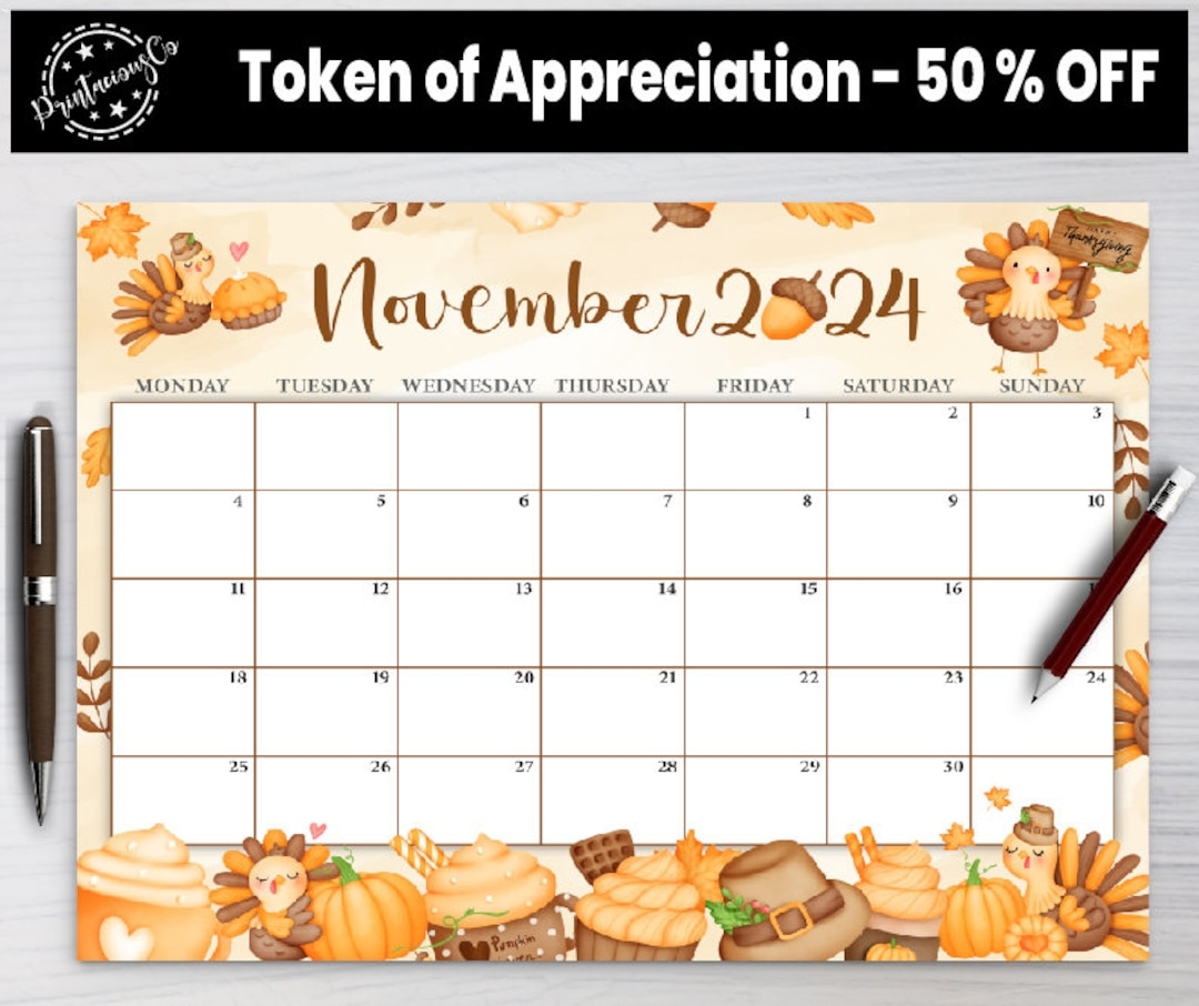 printable november 2024 calendar
