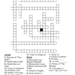 ENTERTAINMENT Crossword WordMint