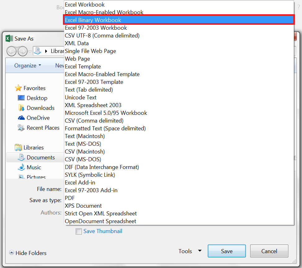 Excel Binary Workbook XLSB File Format Excel Binary Workbook XLSB File Format