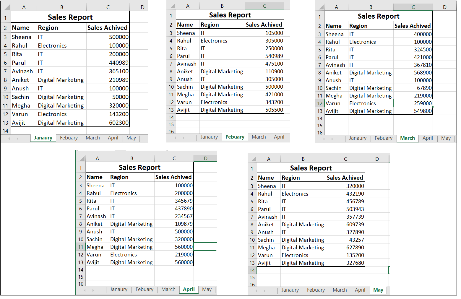 excel merge worksheets into one
