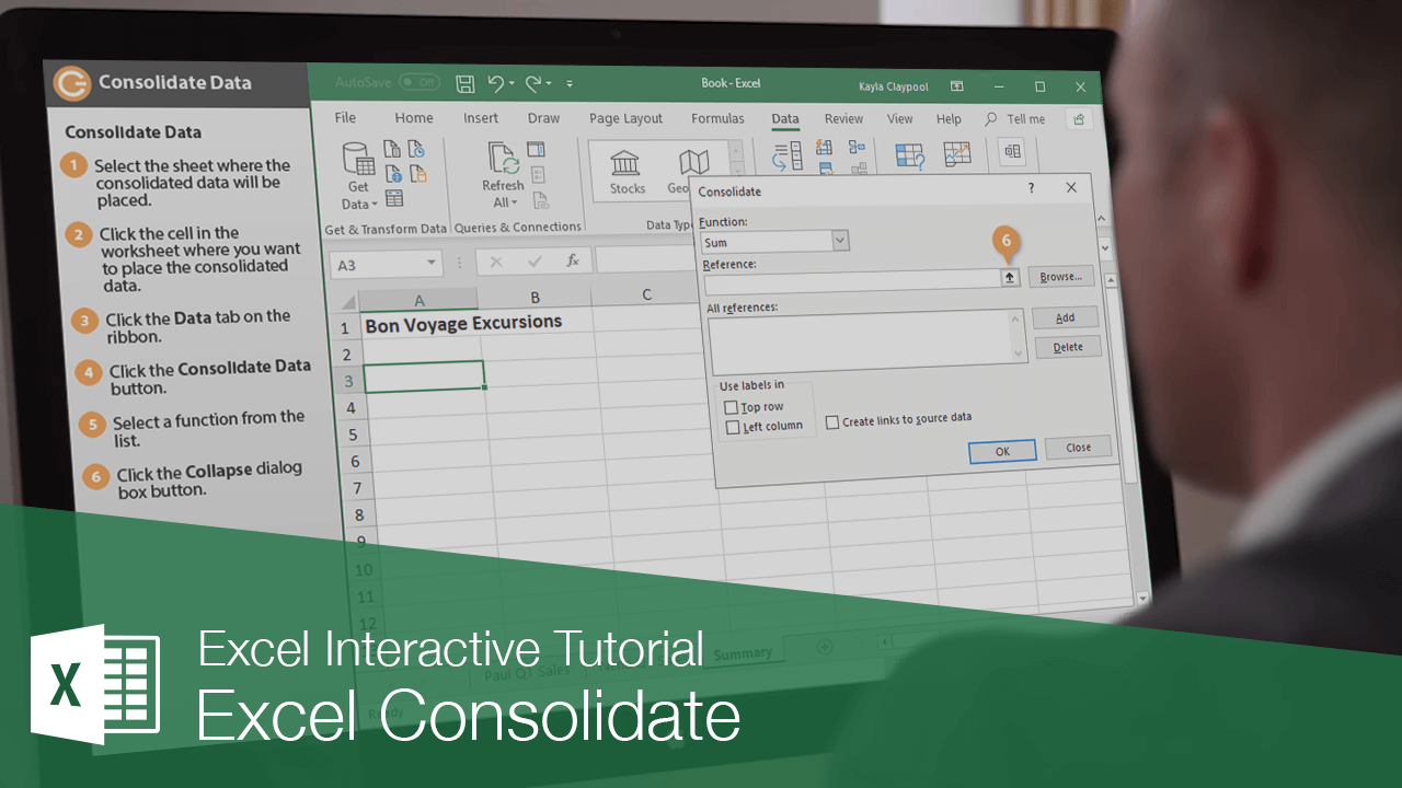 Excel Consolidate CustomGuide