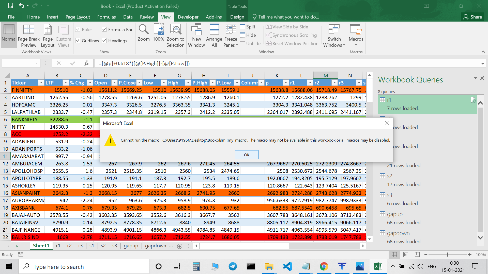 Excel How To Refresh All Worksheets Automatically Stack Overflow