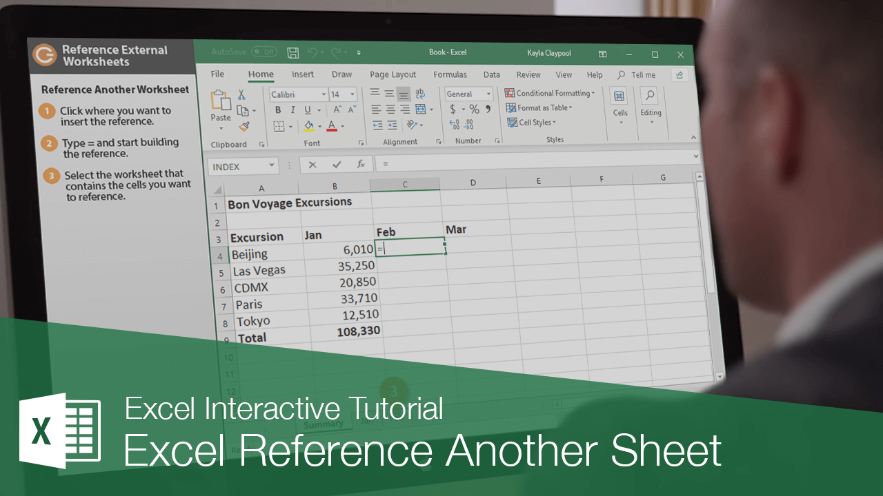 Excel Reference Another Sheet CustomGuide