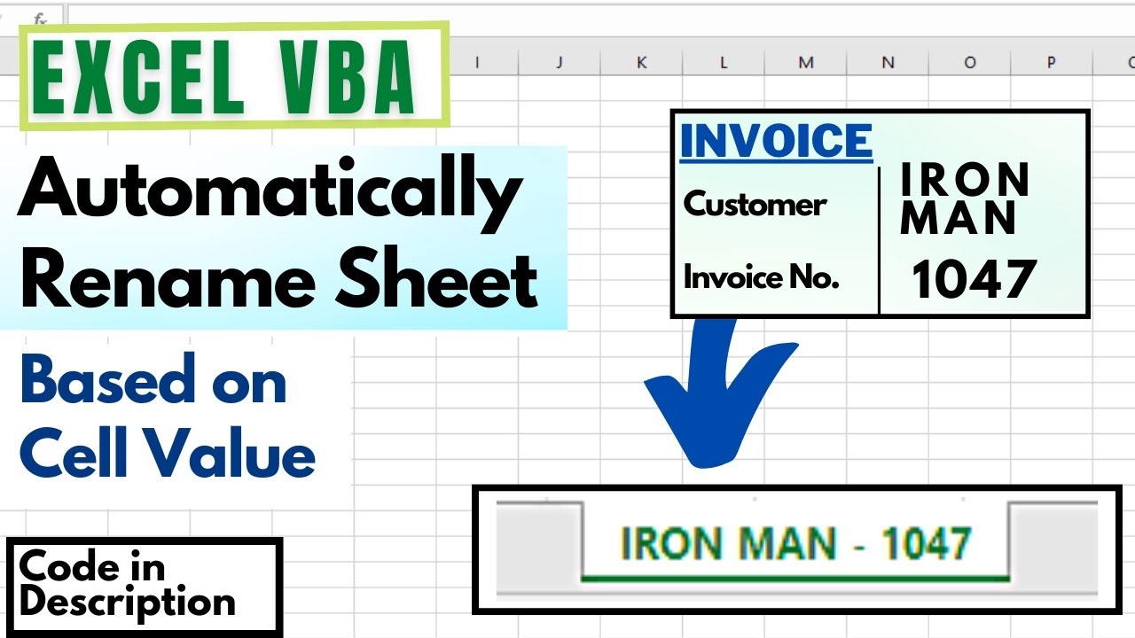 how to rename worksheet in excel