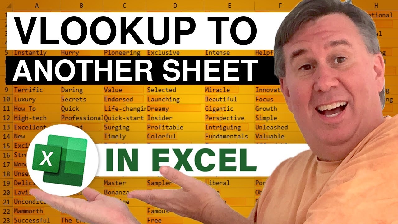 Excel VLOOKUP To Another Worksheet Episode 1673 YouTube