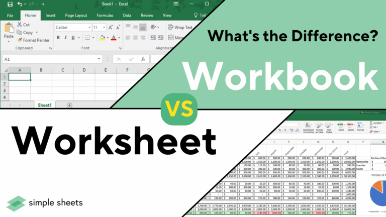 Excel Workbook Vs Worksheet What s The Difference